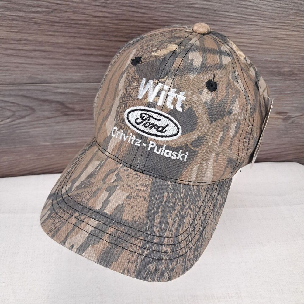 Witt FORD Crivitz Pulaski Wisconsin Camo Cap Hat One Size Strap Back Realtree